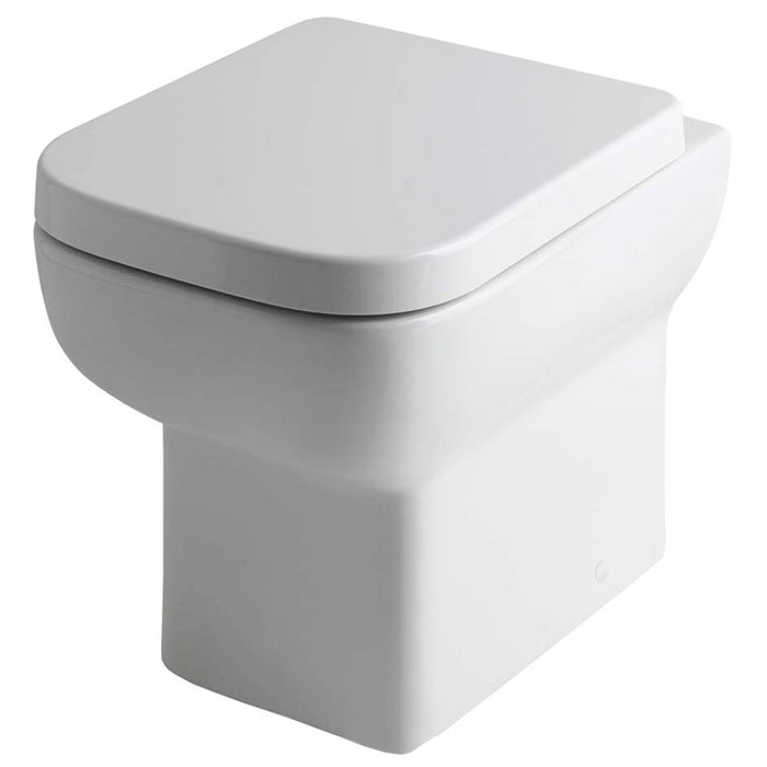 Eastbrook Bijou Rimless Comfort Height Back To Wall Toilet With Soft Close Seat