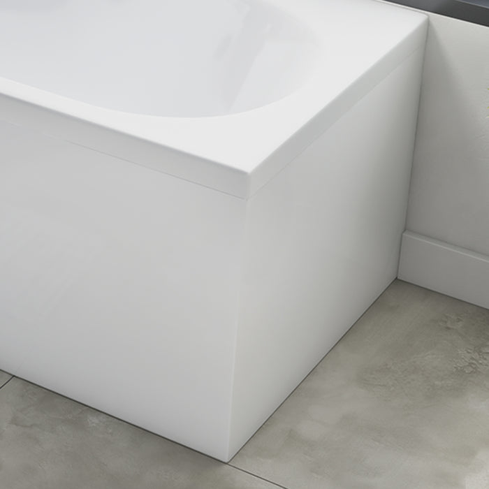 Scudo Waterguard Waterproof End Bath Panel - Gloss White