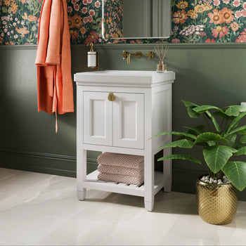 Burlington Riviera 2 Doors Floor Standing Vanity Unit With Basin