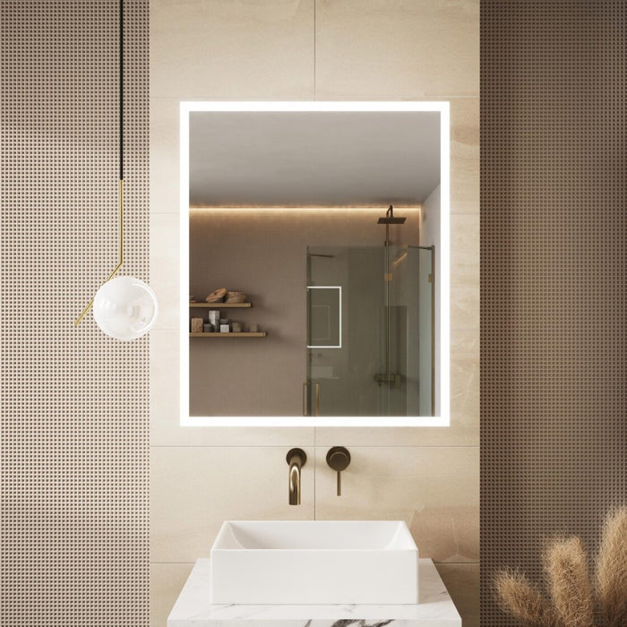 Scudo Prospr Single Door Bluetooth Illuminated LED Mirror Cabinet - 700mm x 500mm