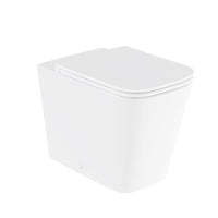Vado Cameo Soft Square Rimless Back To Wall Toilet With Slimline Soft Close Seat And Hinges