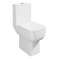 Scudo Choices 600 Rimless Comfort Height Open Back Close Coupled Toilet with Soft Close Seat