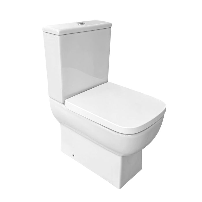 Scudo Choices 550 Rimless Closed Back Close Coupled Toilet with Soft Close Seat