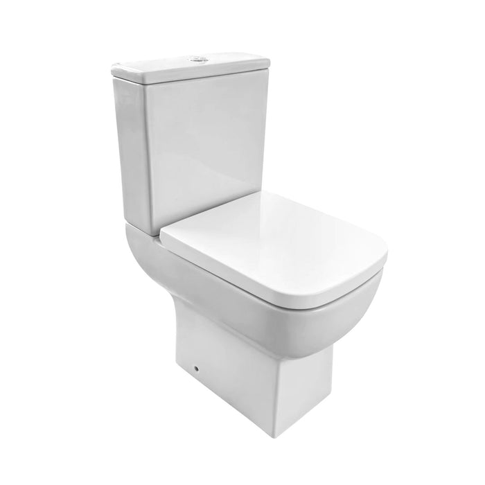 Scudo Choices 550 Rimless Open Back Close Coupled Toilet with Soft Close Seat