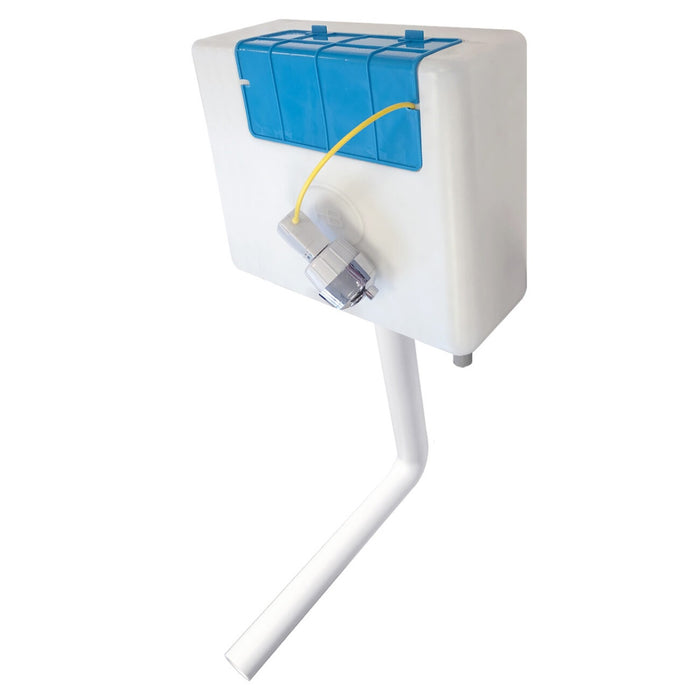 Scudo Concealed Cistern with Bottom Inlet & Flush Button