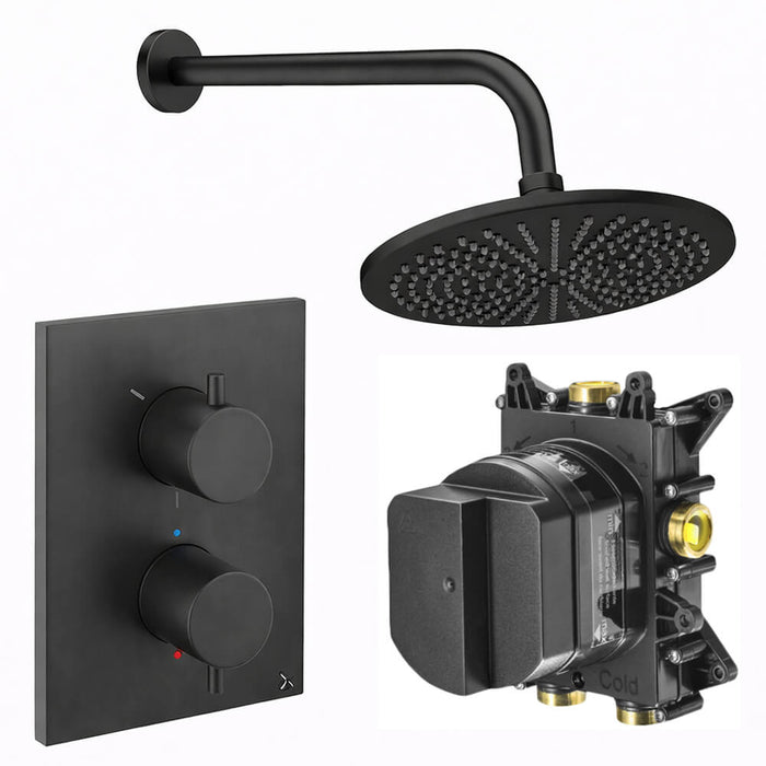 Crosswater Crossbox Fixed Head Shower Set 1