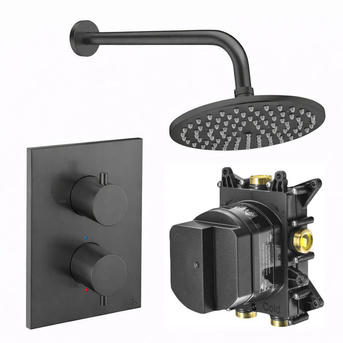 Crosswater Crossbox Fixed Head Shower Set 1