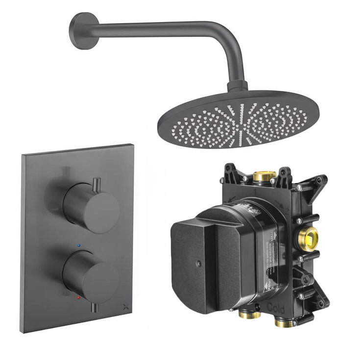 Crosswater Crossbox Fixed Head Shower Set 1