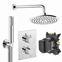 Crosswater Crossbox Shower Set 3 with Fixed Head & Handset