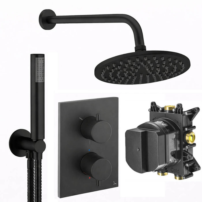 Crosswater Crossbox Shower Set 3 with Fixed Head & Handset