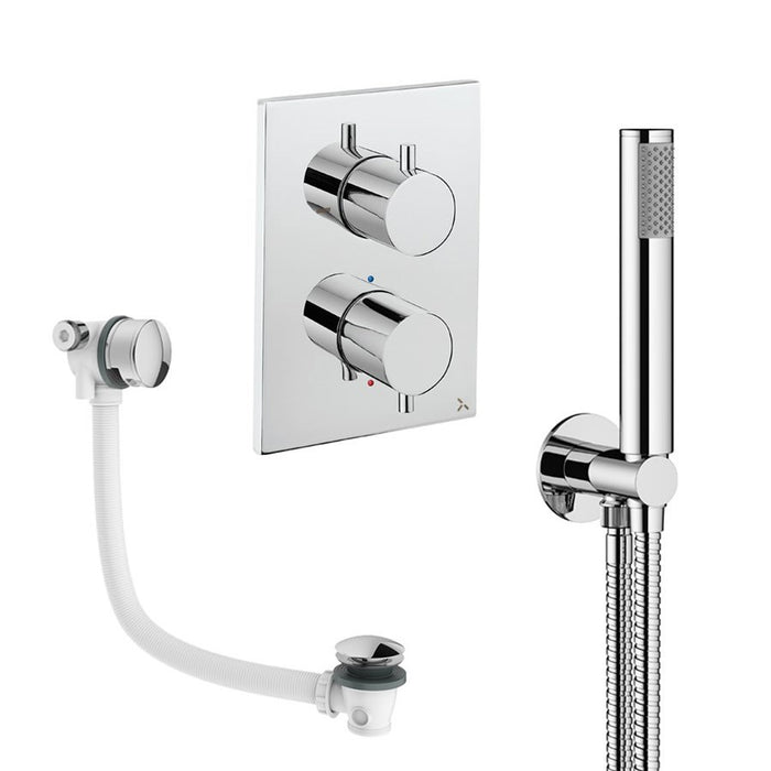 Crosswater Crossbox Shower Set 5 with Handset & Bath Filler