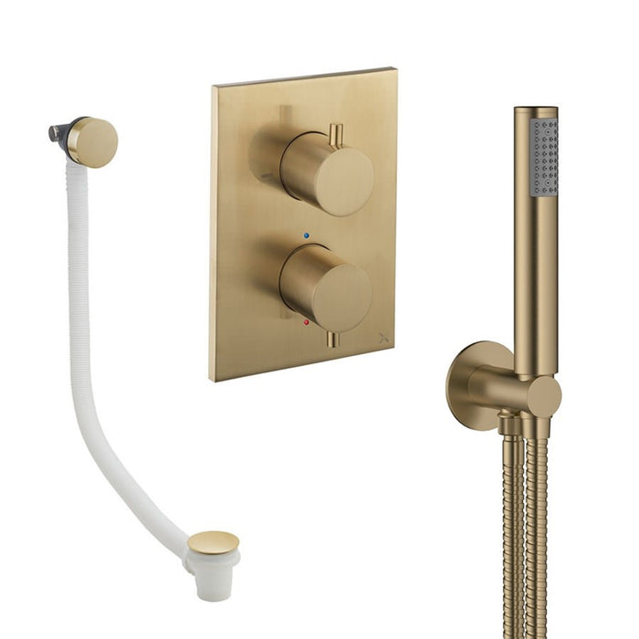 Crosswater Crossbox Shower Set 5 with Handset & Bath Filler