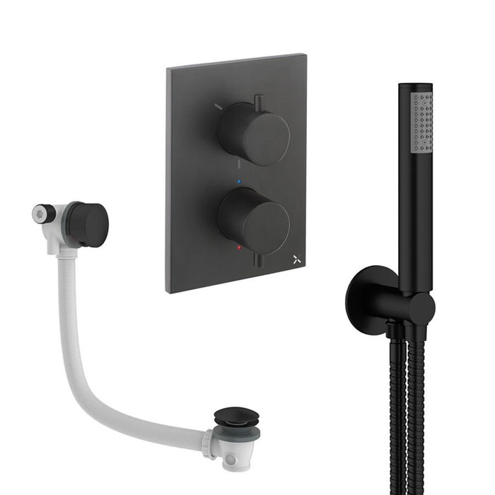 Crosswater Crossbox Shower Set 5 with Handset & Bath Filler