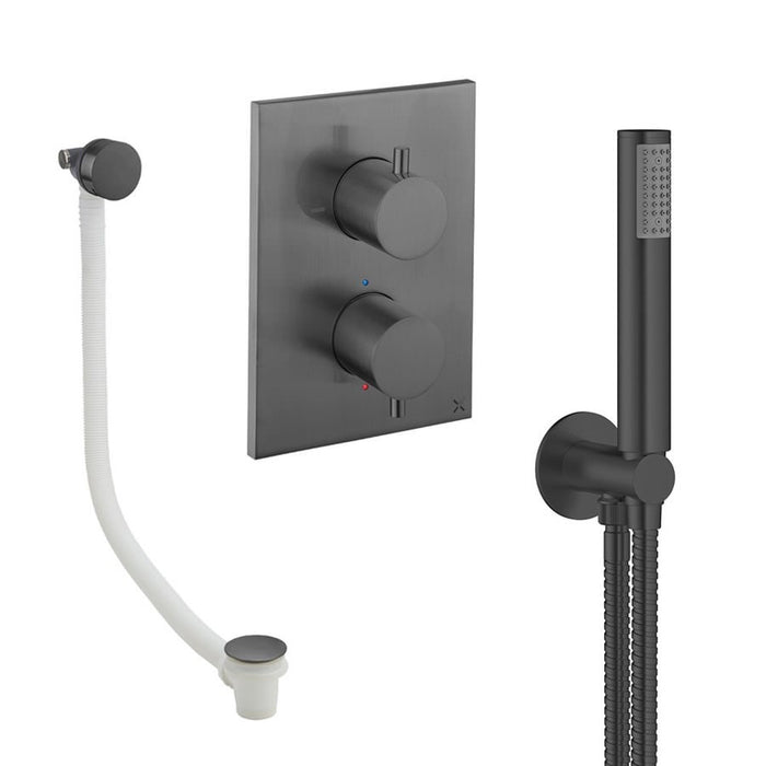 Crosswater Crossbox Shower Set 5 with Handset & Bath Filler