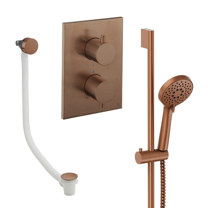 Crosswater Crossbox Shower Set 6 with Handset & Bath Filler