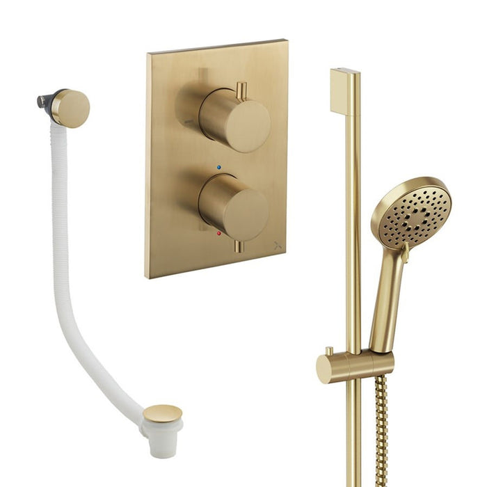 Crosswater Crossbox Shower Set 6 with Handset & Bath Filler