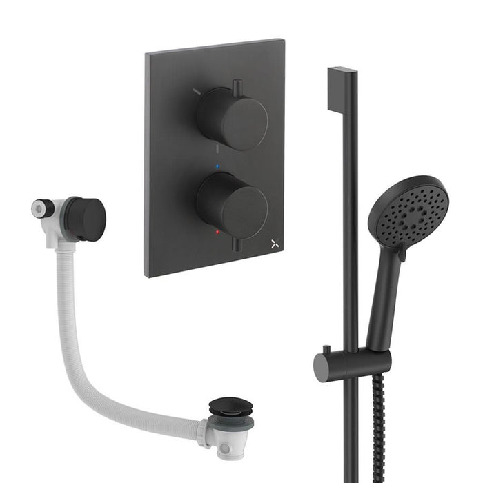 Crosswater Crossbox Shower Set 6 with Handset & Bath Filler