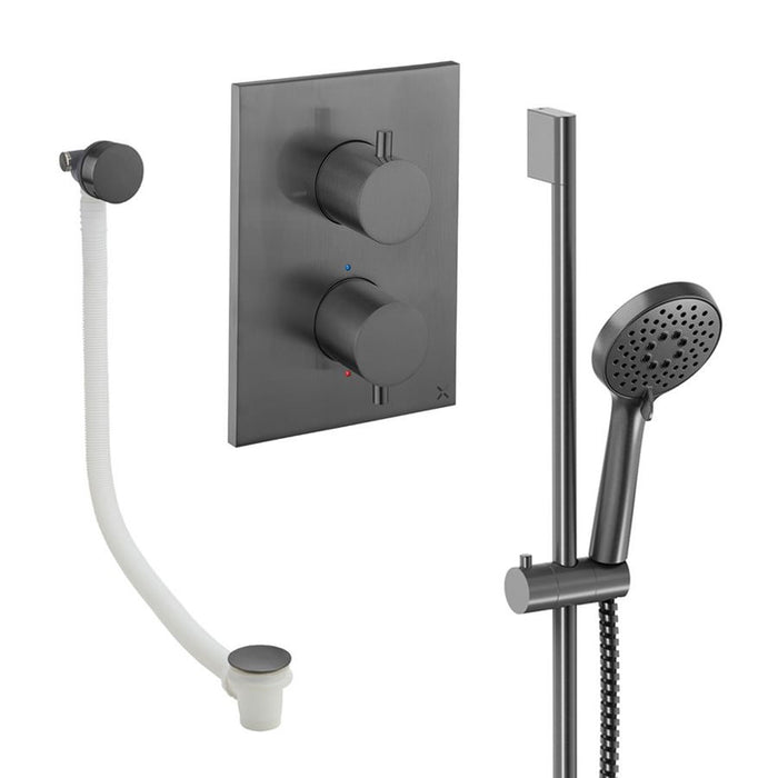 Crosswater Crossbox Shower Set 6 with Handset & Bath Filler