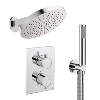 Crosswater Crossbox Shower Set 8 with Fixed Head & Handset