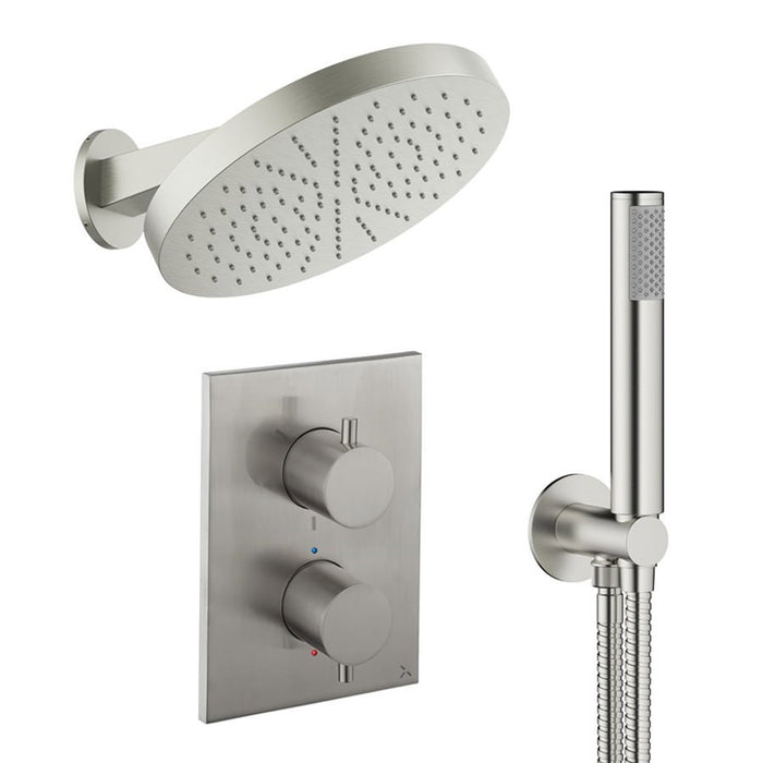 Crosswater Crossbox Shower Set 8 with Fixed Head & Handset