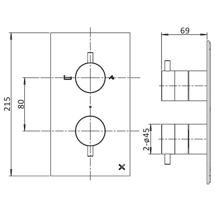 Crosswater Design Shower Set 3