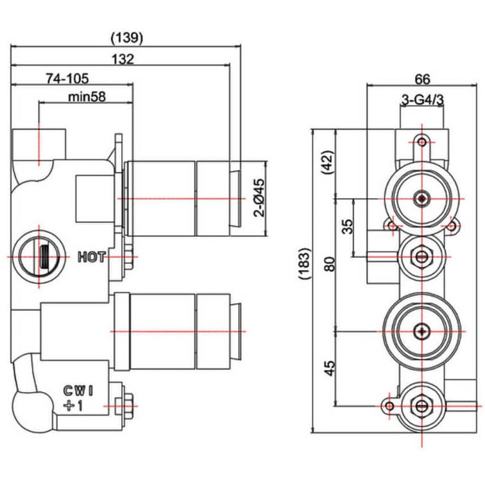 Crosswater Design Shower Set 3