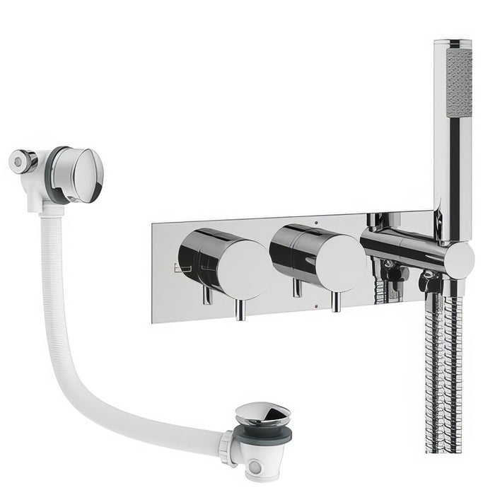 Crosswater Design Shower Set 5 with Handset & Bath Filler