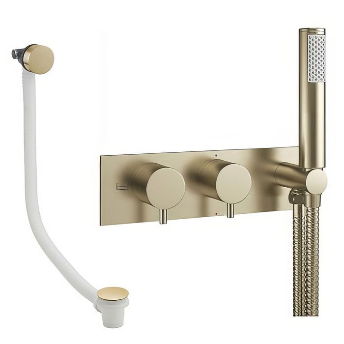 Crosswater Design Shower Set 5 with Handset & Bath Filler