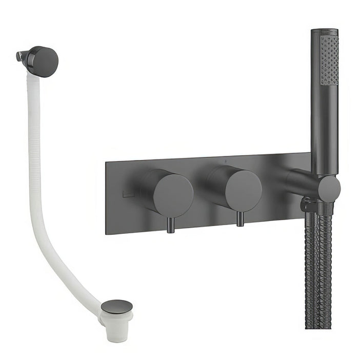 Crosswater Design Shower Set 5 with Handset & Bath Filler
