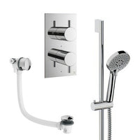 Crosswater Design Shower Set 6 with Handset & Bath Filler
