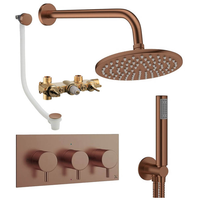 Crosswater Design 3 Outlet Shower Set 8
