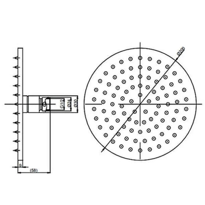 Crosswater Design 3 Outlet Shower Set 8