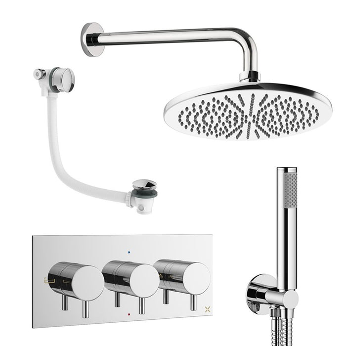 Crosswater Design 3 Outlet Shower Set 8