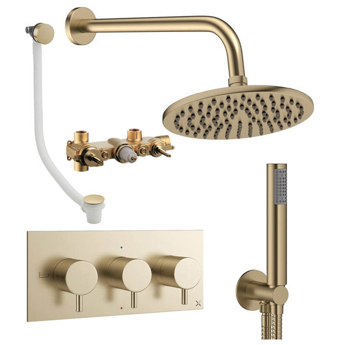 Crosswater Design 3 Outlet Shower Set 8