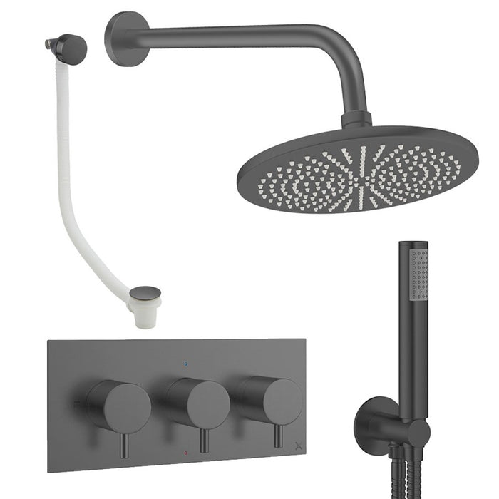 Crosswater Design 3 Outlet Shower Set 8