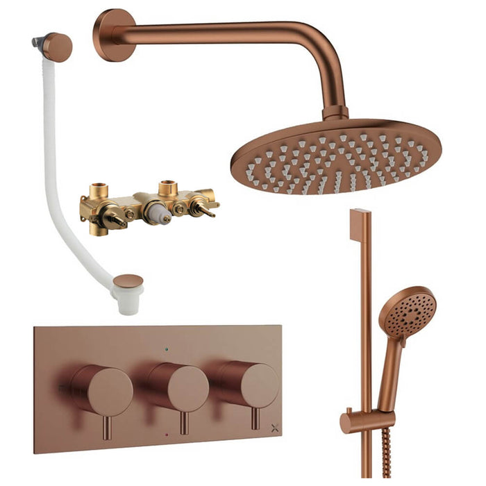 Crosswater Design 3 Outlet Shower Set 9