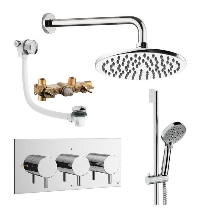 Crosswater Design 3 Outlet Shower Set 9