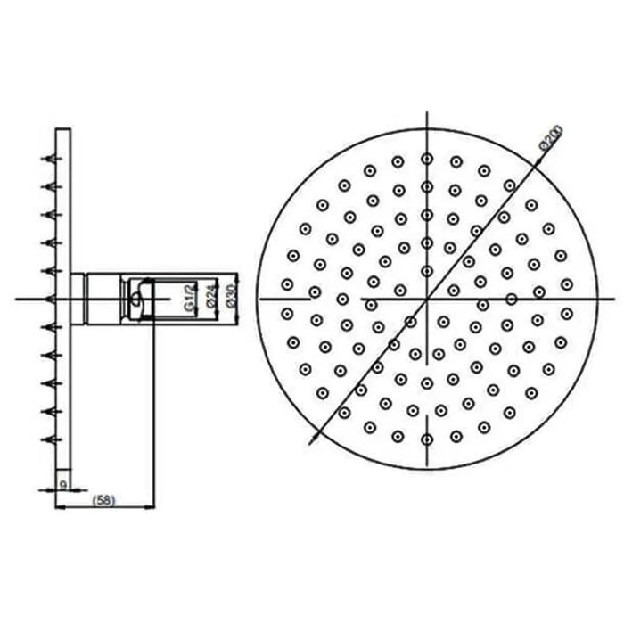 Crosswater Design 3 Outlet Shower Set 9