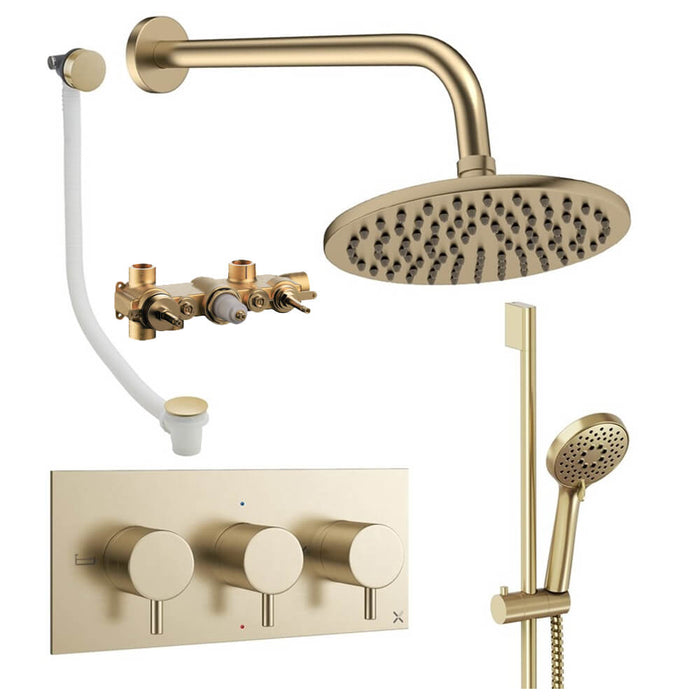 Crosswater Design 3 Outlet Shower Set 9