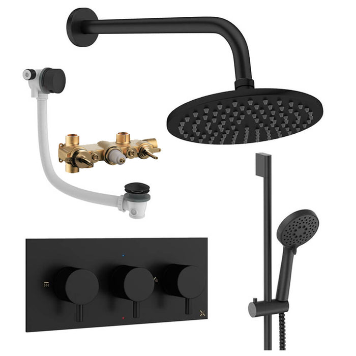 Crosswater Design 3 Outlet Shower Set 9