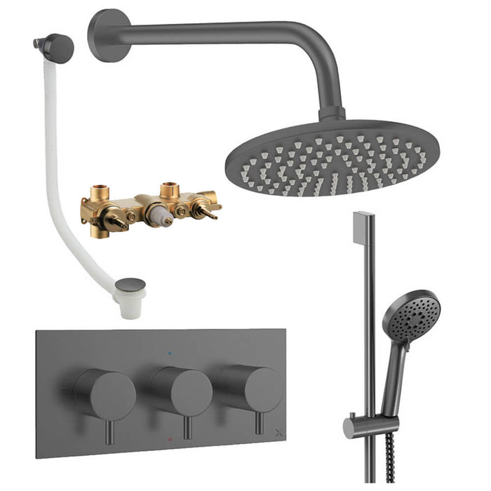 Crosswater Design 3 Outlet Shower Set 9