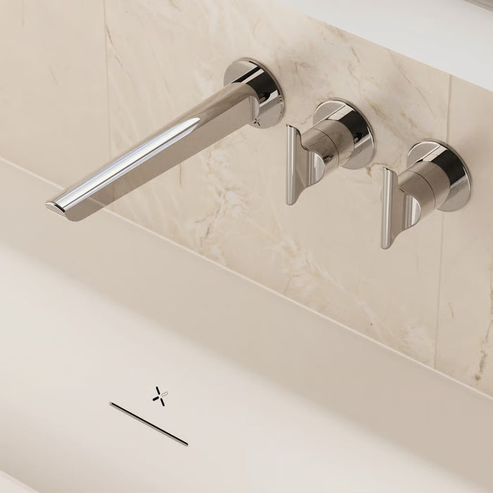Crosswater Foile Module 2 Outlet 2 Handle Concealed Shower Valve And Bath Spout