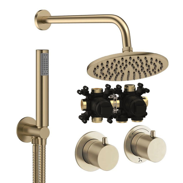Crosswater Module Shower Set 1 with Fixed Head & Handset
