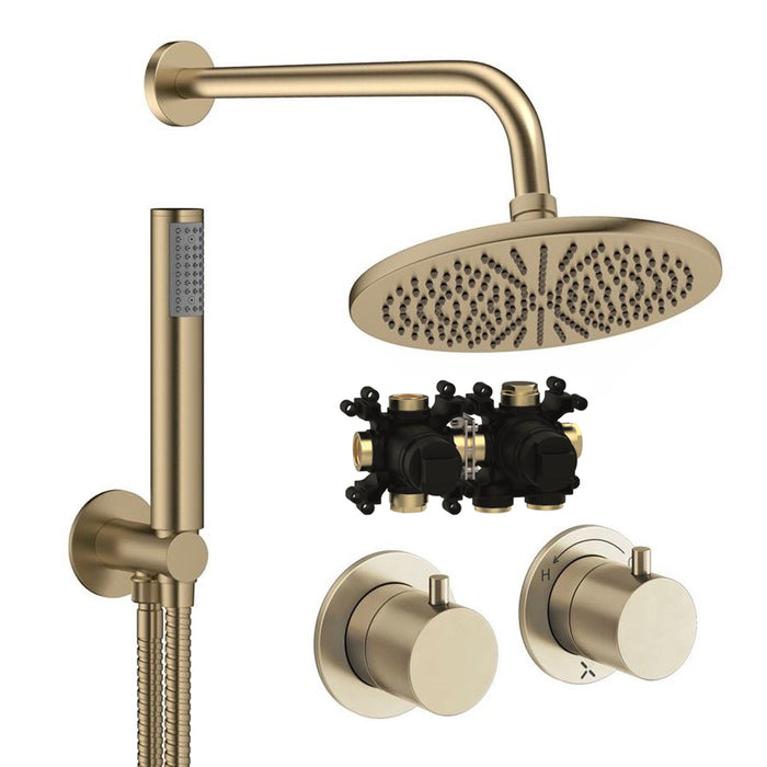 Crosswater Module Shower Set 1 with Fixed Head & Handset