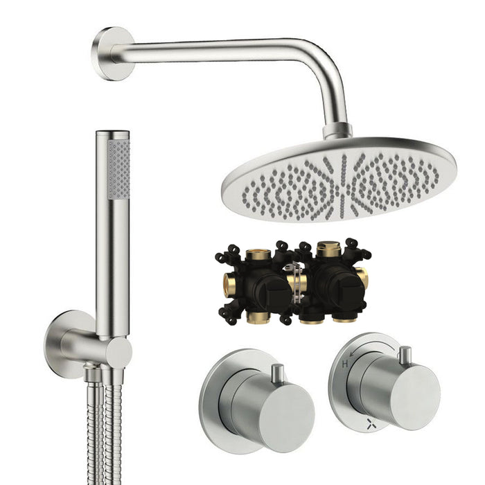 Crosswater Module Shower Set 1 with Fixed Head & Handset