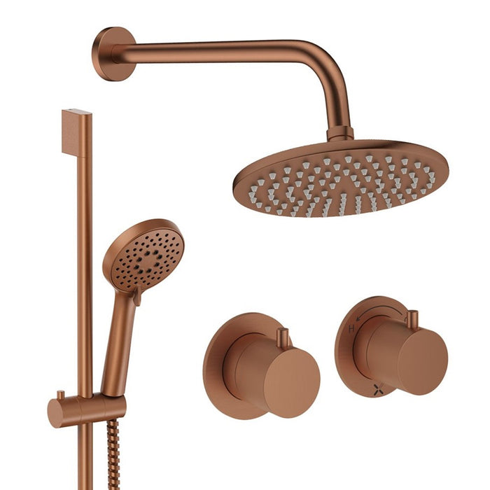 Crosswater Module Shower Set 2 with Fixed Head & Handset