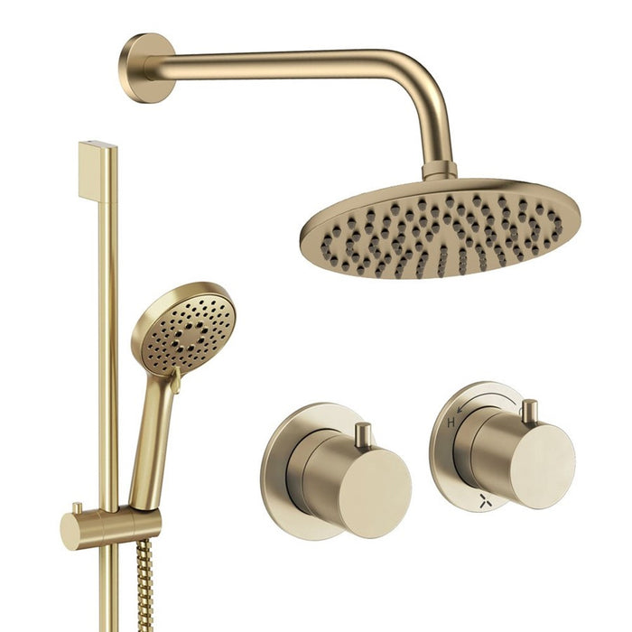 Crosswater Module Shower Set 2 with Fixed Head & Handset