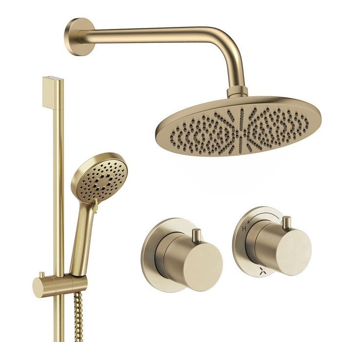 Crosswater Module Shower Set 2 with Fixed Head & Handset