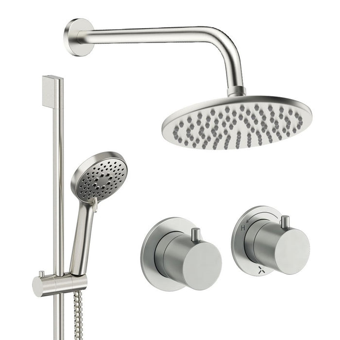 Crosswater Module Shower Set 2 with Fixed Head & Handset