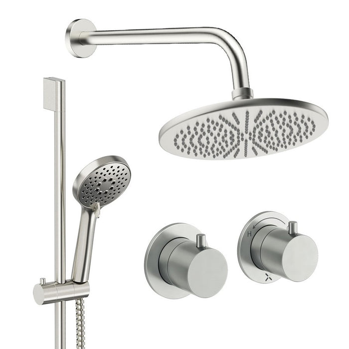 Crosswater Module Shower Set 2 with Fixed Head & Handset